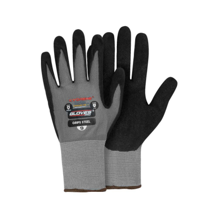 Handske Grips Steel i gruppen S�kerhet och skydd / Skyddsutrustning / Handskar hos VISAB i Skandinavien AB (Handske Grips Steel)